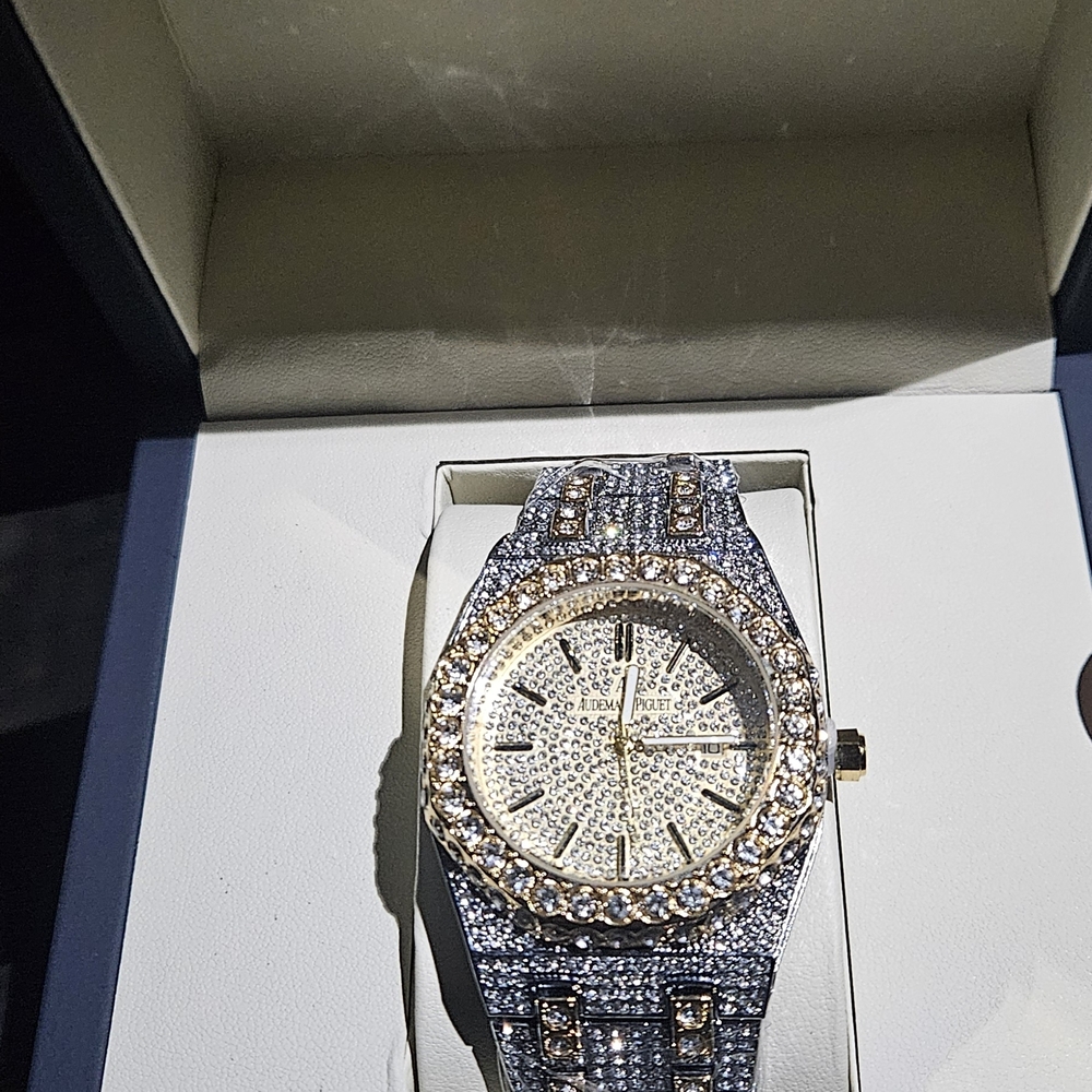 Audemars Piguet Silver and Gold Watch